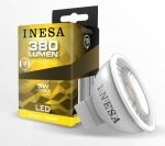 LED лампа Ф50 MR16 GU5.3 12V 5W 380lm 6500K 38гр. INESA