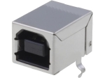 USB-B-S-RA Гнездо USB B, THT ъглови 90°, USB 2.0