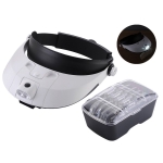 ЧАСОВНИКАРСКА ЛУПА ЗА ГЛАВА С 2 LED /MG81001-G