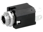 ACJS-MVS-3S жак стерео 6.3mm - женски, монтаж на панел