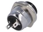 Бутон SPST-NO 3A/250VAC черен