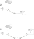 Комплект пасивни кабели PoE, захранване чрез Ethernet (PoE)