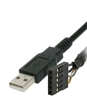 Кабел USB мъжко - 4-pin USB header женски
