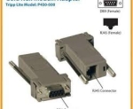 Конвертор D-Sub 9pin женски (RS232) към 8P8C (RJ45) + кабел RJ45
