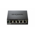 Суич D-Link DGS-105, 5 портов 10/100/1000 Gigabit Metal
