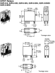 Реле OMRON G2R-2-SN 110VAC DPDT бобина 110VAC