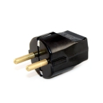 Щепсел шуко Технил черен 16A, 250V