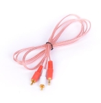 Аудио кабел Stereo Jack 3.5mm - 2RCA, HQ, силиконова изолация, 1.5 метра
