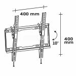 Стойка за Телевизор 26-55" инча, наклон ±10°, VESA 400x400, до 30кг, TTS-P210