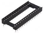 ЦОКЪЛ ЗА ИС 32 PIN, 15.24mm THT Растер 2.54mm