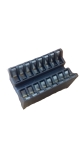 ЦОКЪЛ ЗА ИС DIP 16pin 7.62mm позлатен RM2.54mm