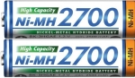 Акумулаторна батерия AA HR6 NiMH 2700mA PANASONIC ENELOOP HIGH CAP 2бр в бл