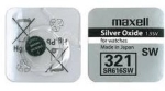 Бутонна батерия сребърна SR-616 SW / 321 1.55V MAXELL