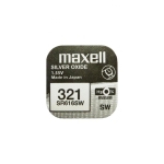 Бутонна батерия сребърна SR-616 SW / 321 1.55V MAXELL