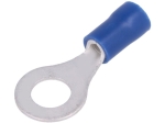 ST-083/B Кабелна обувка ухо, M6, 1.5-2.5mm2 изолирана
