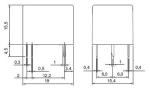 Реле RELPOL RM50-3011-85-1003, бобина 3V DC, контакти SPDT 10A/240VAC