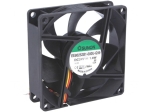 ВЕНТИЛАТОР DC 24V 80X80X25mm, 69,7m3/h SUNON сачмен лагер, 3проводен