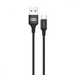 Кабел за данни Earldom EC-028C, Type-C, 1.0m, Черен