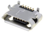 MOLEX 105017-0001 Гнездо USB B micro, SMT, PIN5, PCB