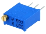Многооборотен тример потенциометър 50 kohm 0.5W ±10% вертикален SR PASSIVES