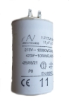 1C 11uF 425V работен кондензатор тип MKP с изводни пера