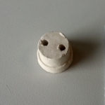 Керамичен изолатор с 2 отвора ф3mm/ ф13mm L14mm
