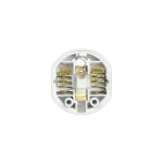 Преходник от английски стандарт към европейско шуко BX-9625, 220V, бял