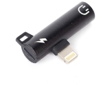 Конектор CMP-iPhone Charge and 3.5mm adapter, черен