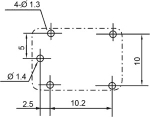 Реле FUJITSU FBR51ND12-W1 25A / 14V DC SPDT, бобина 12VDC