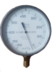 МАНОВАКУУММЕТЪР ОТ 0 ДО 760 mmHg Ф100