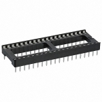 Цокъл за ИС 40 PIN, 15.24мм. THT растер 2.54мм.