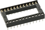 Цокъл за ИС 24 PIN, 15.24мм. THT растер 2.54мм.