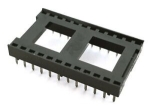 Цокъл за ИС 24PIN, DIP 15.24MM, THT растер 2.54MM