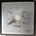 Косинус Фи метър (cos phi), 5mA, 0.5-1-0.5, аналогов панелен 96x96mm CDE 96