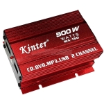 Усилвател за кола KD2100, 2x25 W, 4 Ohm