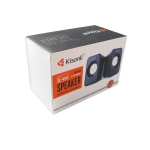 Тонколона Kisonli S-444, 2x3W, USB черна