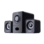 Тонколона Kisonli U-2900BT, Bluetooth, 5W+2x3W, USB, Черена