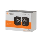 Тонколона Kisonli A-707, 2x3W, USB, черна