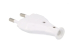 Щепсел 2P бял 2.5A 250V