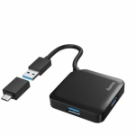 Usb хъб 4-портов 3.2 gen 1,5gbit/s usb-c адаптер