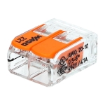 WAGO 221-612 Клема за бърза връзка 0.5 - 6 кв.мм, 2 позиции, 41A