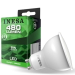 LED лампа GU10 6W 480lm 6500K 38гр. INESA