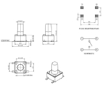 Такт бутон 6x6 mm SMD WS-TSS 430 182 043 816