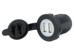 Автомобилно захранване 5V/2.1A USB A гнездо x2
