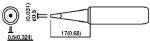 900M-T-0.8D ATTEN Човка конус 0.8mm за поялник AT-SA-50