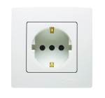 Контакт единичен MAKEL Lilium Natural Kare БЯЛ 32001028