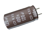 120uF/400V 18x36mm 105°C Кондензатор електролитен NIPPON KXG