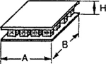 Елемент на Пелтие 14.6V 4.3A 30x30x3.3mm 36W