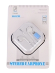 Слушалки с букса iPhone + микрофон, бели YOURZ 0018