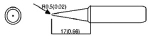 900M-T-B ATTEN Човка конус 0.5mm за поялник AT-SA-50